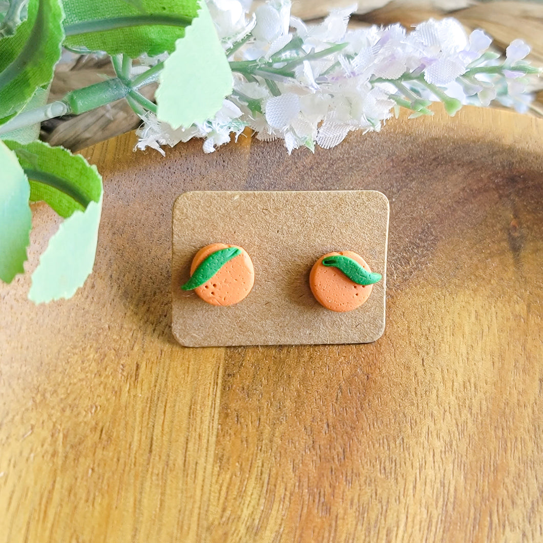 orange cutie studs