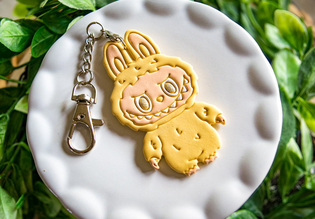 Claybubu monster keychain
