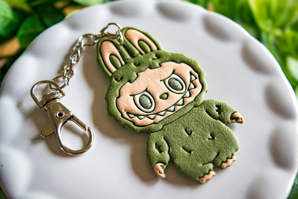 Claybubu monster keychain