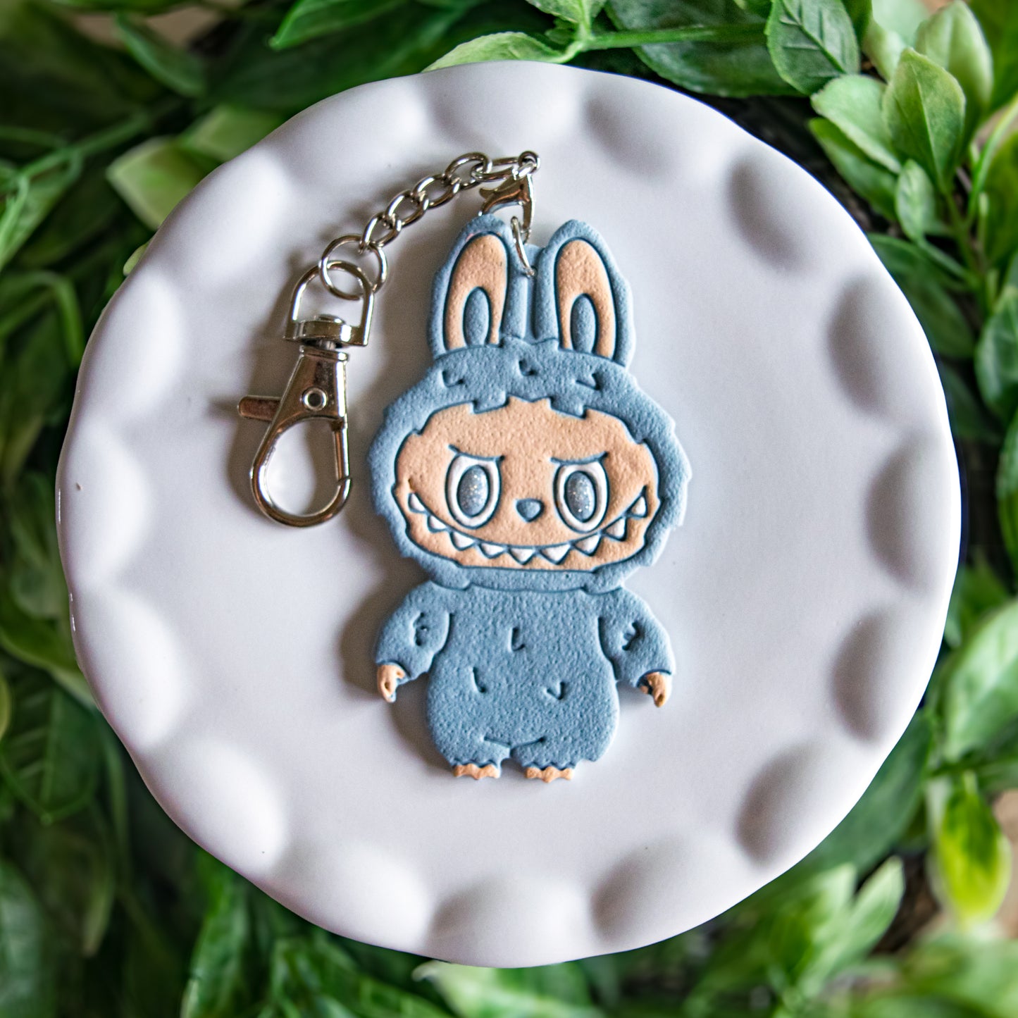 Claybubu monster keychain