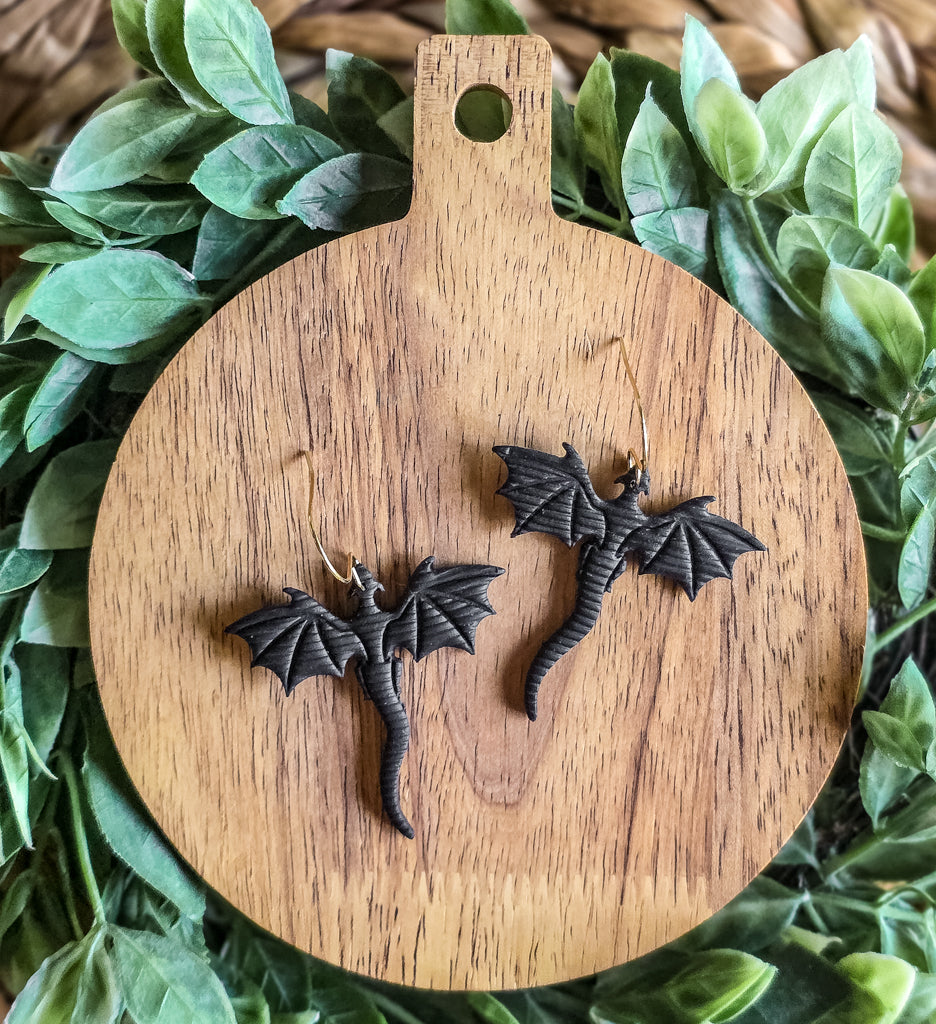 striped dragon dangles