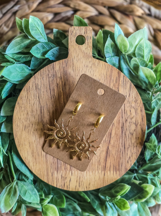 golden sun hoops