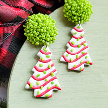 Load image into Gallery viewer, Christmas tree cake dangles
